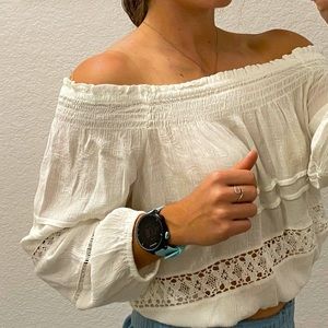 Strapless Cropped Top